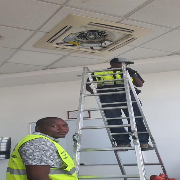 Air conditioning installation at Britam